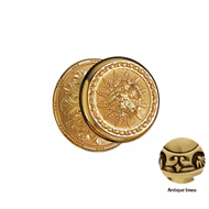 Center Door Fixed Knob On Rose  - 70MM 