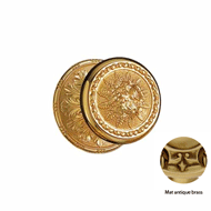 Center Door Fixed Knob On Rose  - 70MM 