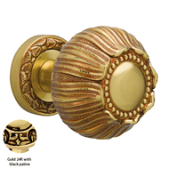 Center Door Fixed Knob On Rose -73MM - 