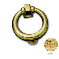 Door Knocker - Gold 24K Finish