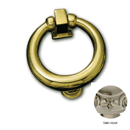 Door Knocker - Satin nickel Finish