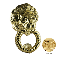 Door Knocker - Gold 24K Finish