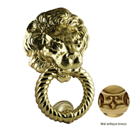 Door Knocker - Mat antique brass Finish