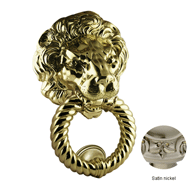 Door Knocker  - 380MM -  Satin nickel F