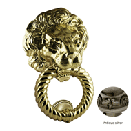 Door Knocker  - 380MM -  Antique silver