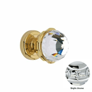 Door knob handles set on roses with Swa