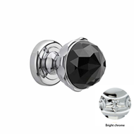 Door knob handle set on rose with Swaro