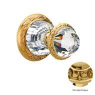 Door knob handle set on rose with Swaro