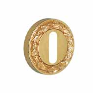 Keyhole escutcheon capsule type - Gold 