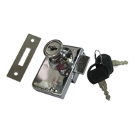 Glass Lock Demco Double - Chrome Plated