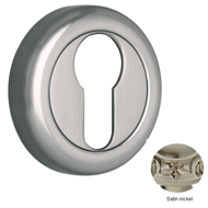 Escutcheon with keyhole europrofile - S