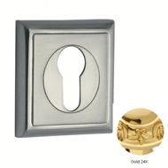 Escutcheon with keyhole euro profile - 