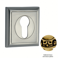 Escutcheon with keyhole europrofile - S