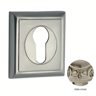 Escutcheon with keyhole europrofile - S