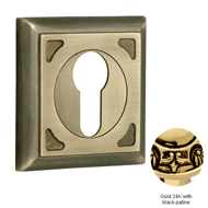 Escutcheon with keyhole europrofile - G