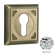 Escutcheon with keyhole europrofile - B