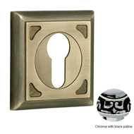 Escutcheon with keyhole europrofile - C