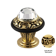 Decorative door stopper with Swarovski 