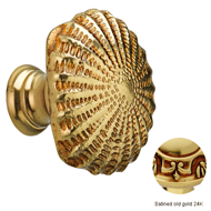 Cabinet knob - 32mm - Satined old gold 