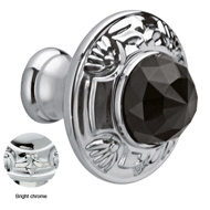 Cabinet knob diameter 38mm with Swarovs