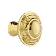 Cabinet knob diameter 38mm - Gold 24K w
