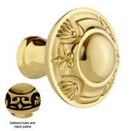 Cabinet knob diameter 38mm - Satined br