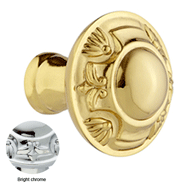 Cabinet knob diameter 38mm - Bright chr