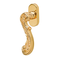Window handle on rosette right - Gold 2