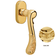 Window handle on rose with Right Hand -