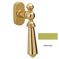 Window handle on rose with Right & Left
