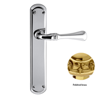 Door lever handles set on plates - Poli