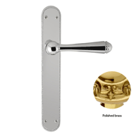 Door lever handles set on plates - Poli