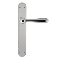 Door lever handles set on plates - Mat 