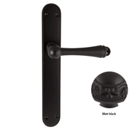 Door lever handles set on plates - Mat 