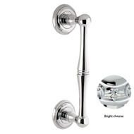 Door pull handle on rose - 263MM - Brig