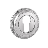 Escutcheon with keyhole europrofile and