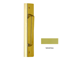 Door pull handle on plate - 265MM -  Sa