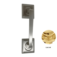 Door pull handle on rosettes - 205MM - 