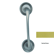 Door pull handle on rose - Satined bras