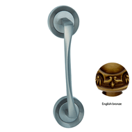 Door pull handle on rosettes - English 