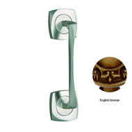 Door pull handle on rosettes - English 