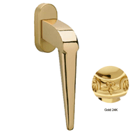 Window handle on rose Right and Left Ha