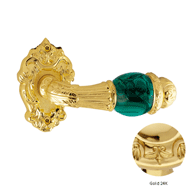 TREASURE Door lever handles set on rose