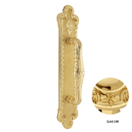 Door pull handle on plate Treasure - 40
