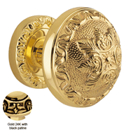 Center door fixed knob - 71mm - Gold 24