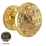 Center door fixed knob - 71mm - Antique