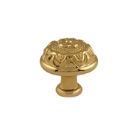 Cabinet knob diameter 33mm - Gold 24K F