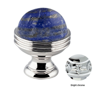 Cabinet knob diameter 23mm with lapisla