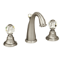 Three holes basin set with Swarovski cr