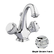 One hole basin mixer - Bright chrome Fi